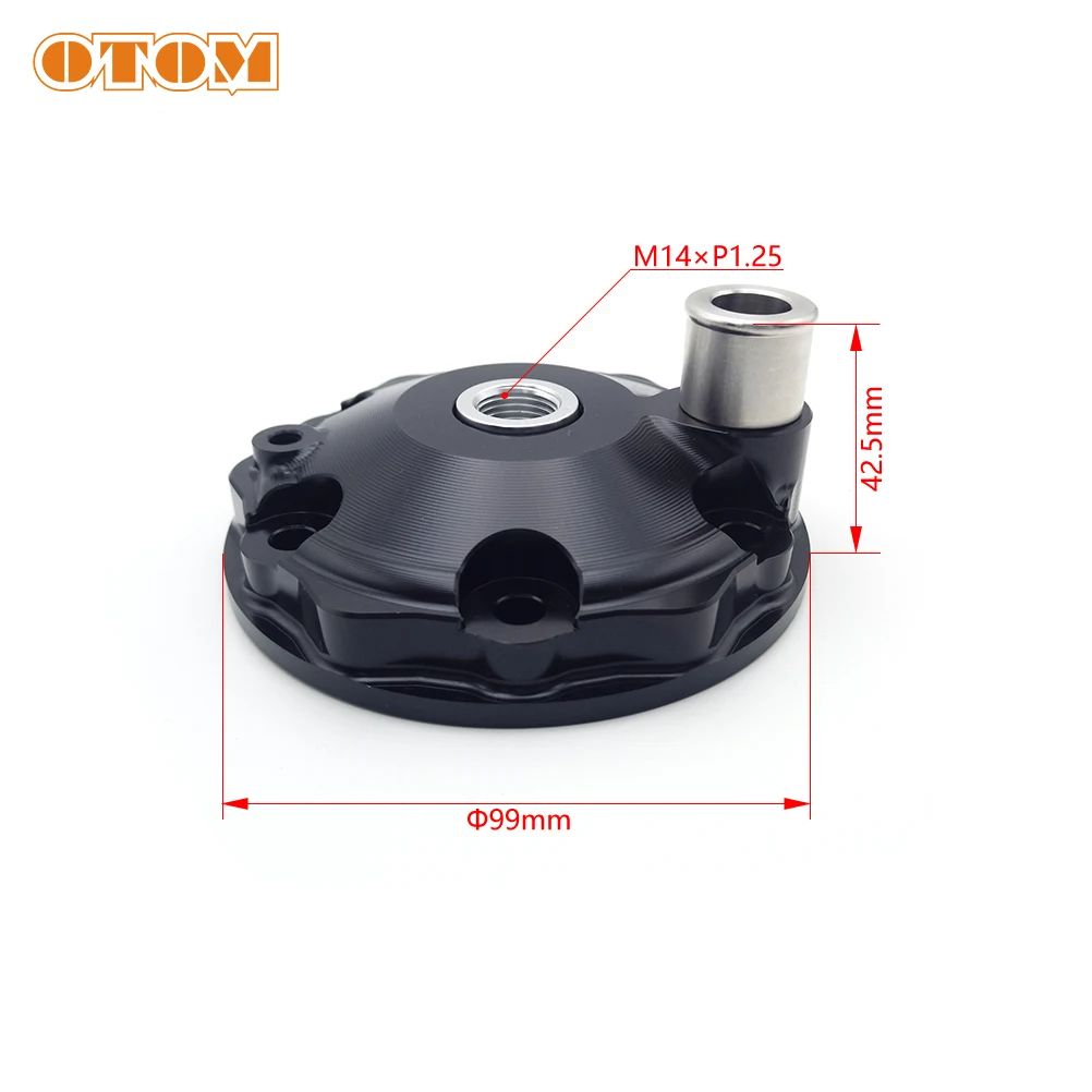 OTOM Motorcycle CYLINDER HEAD With Combustion Chamber Inlay For KTM 125SX 125XC HUSQVARNA TC125 TX125 GASGAS MC125 50430106000