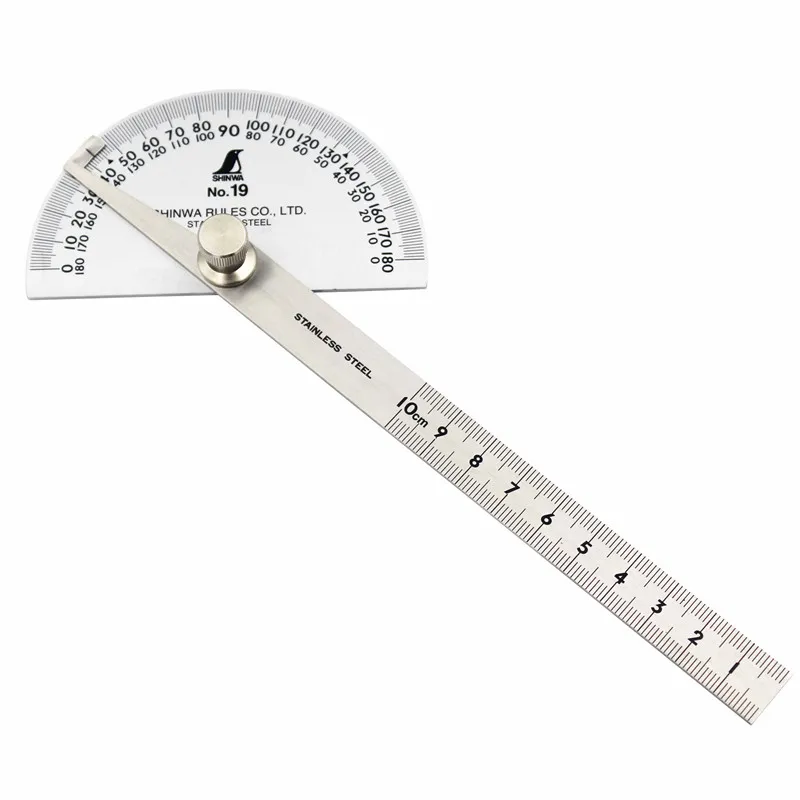 Imagem -05 - Shinwa-importados Praça de Angle Gauge Alta Precisão Carpintaria Extensão Transferidor 62480 Marca Aço Inoxidável