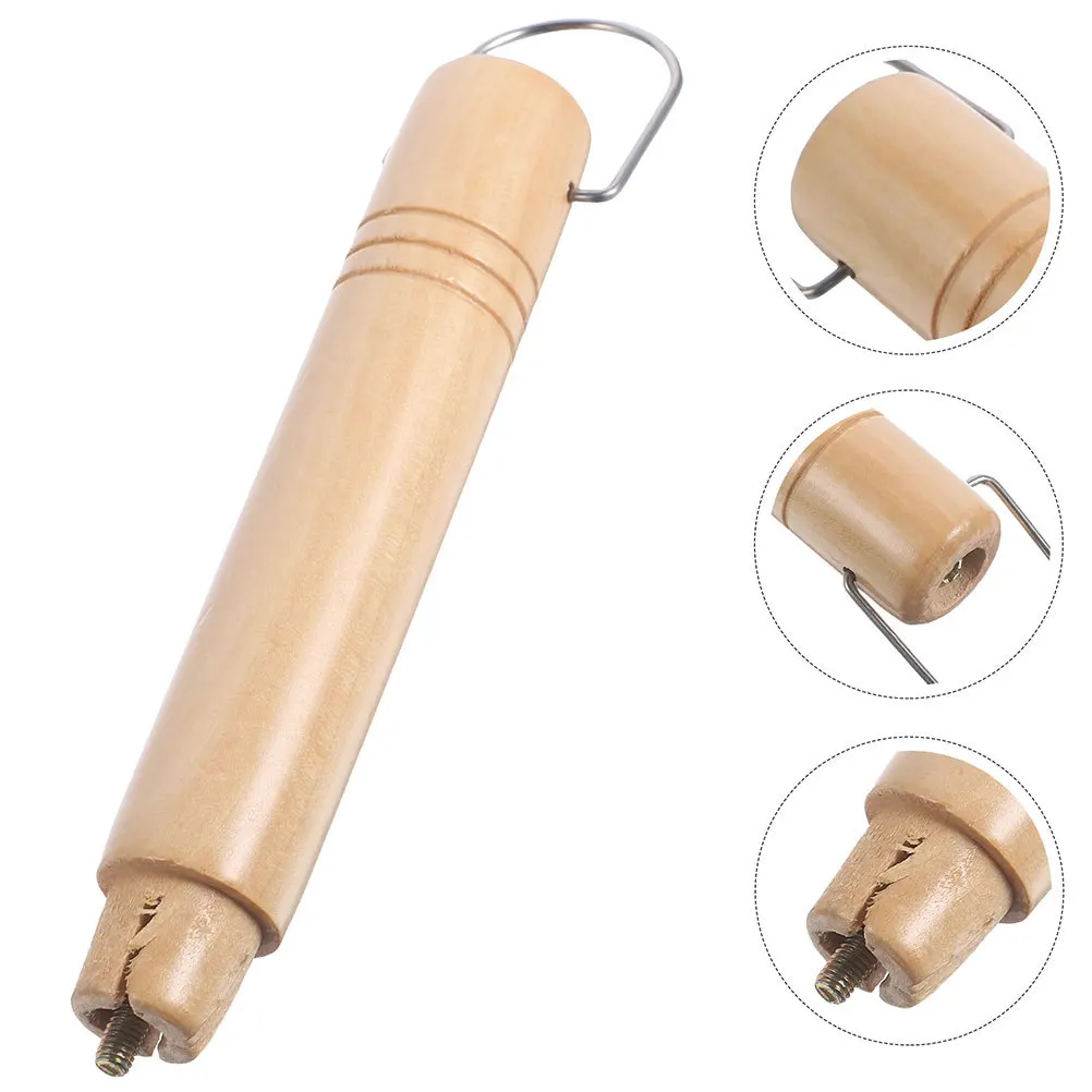 

2Pcs Wooden Pan Handle Replacement Anti-Deform Longtime Use for Kitchen Pots Pot Wooden Handle Pans Detachable Handles Set