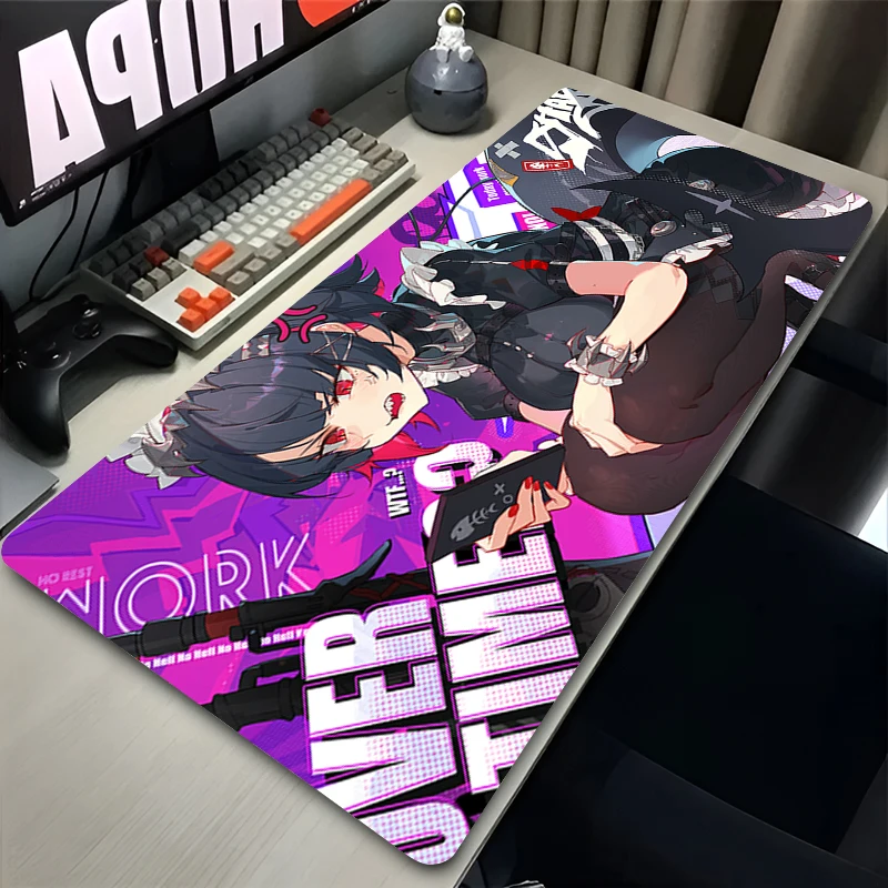 kawaii Desk Mat Z-zenless Zone Zero Ellen Joe Popular Gaming Mouse Pad Non-Slip Computer Keyboard Pad HD Print Extended Mousepad