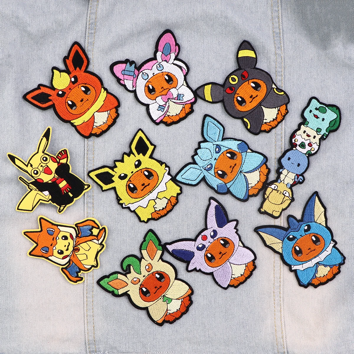 Cute Animals Patch Iron On Embroidered Patches For Clothing Thermoadhesive Patches On Backpacks DIY Jackets Jeans Stickers