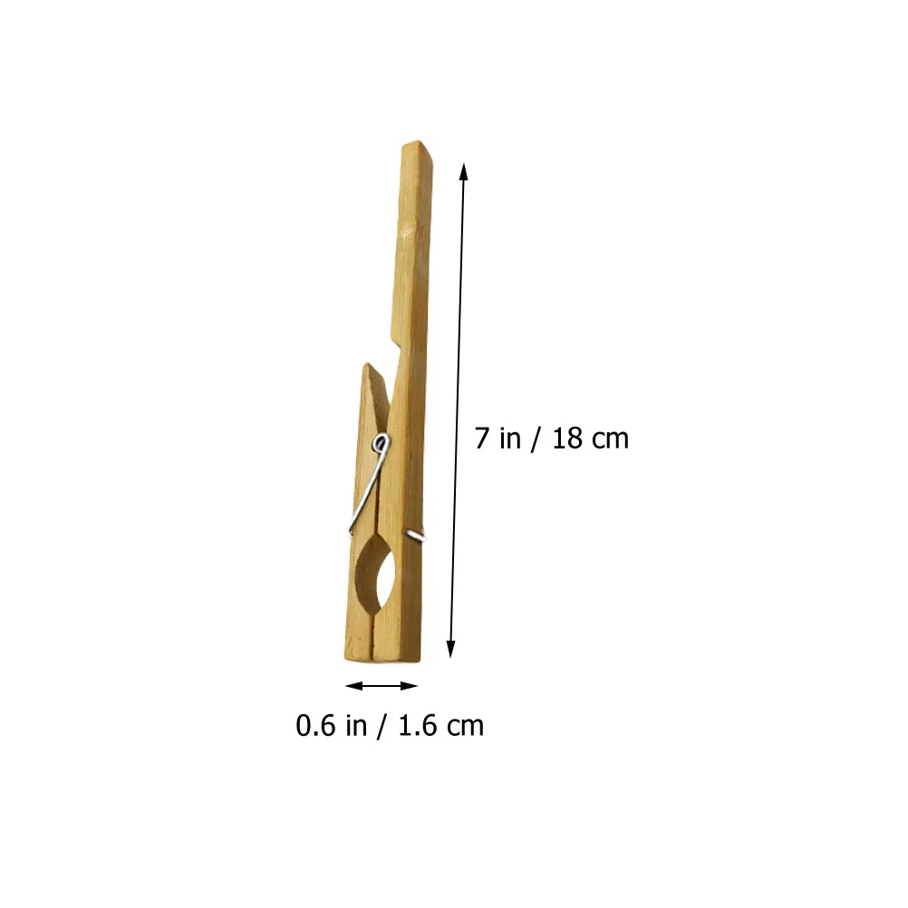

8 Pcs Fixing Test Tube Clip Bamboo Clips for Tubes Clamp Experiment Equipment Labs Clamps
