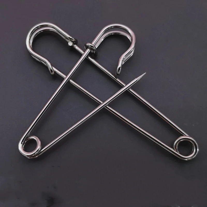 1/5/10pcs 10cm Large Safety Pins Alloy Steel Needles Sewing Pins Brooch for Jewelry DIY Sewing Apparel Accessories