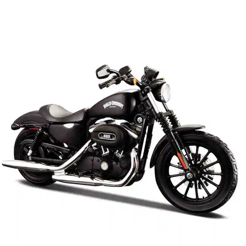 Genuine Maisto Cars Toys For Collector 1:12 Harley Motorcycle Davidson Model, Harley 883 Simulation Alloy Motorcycle Original Li