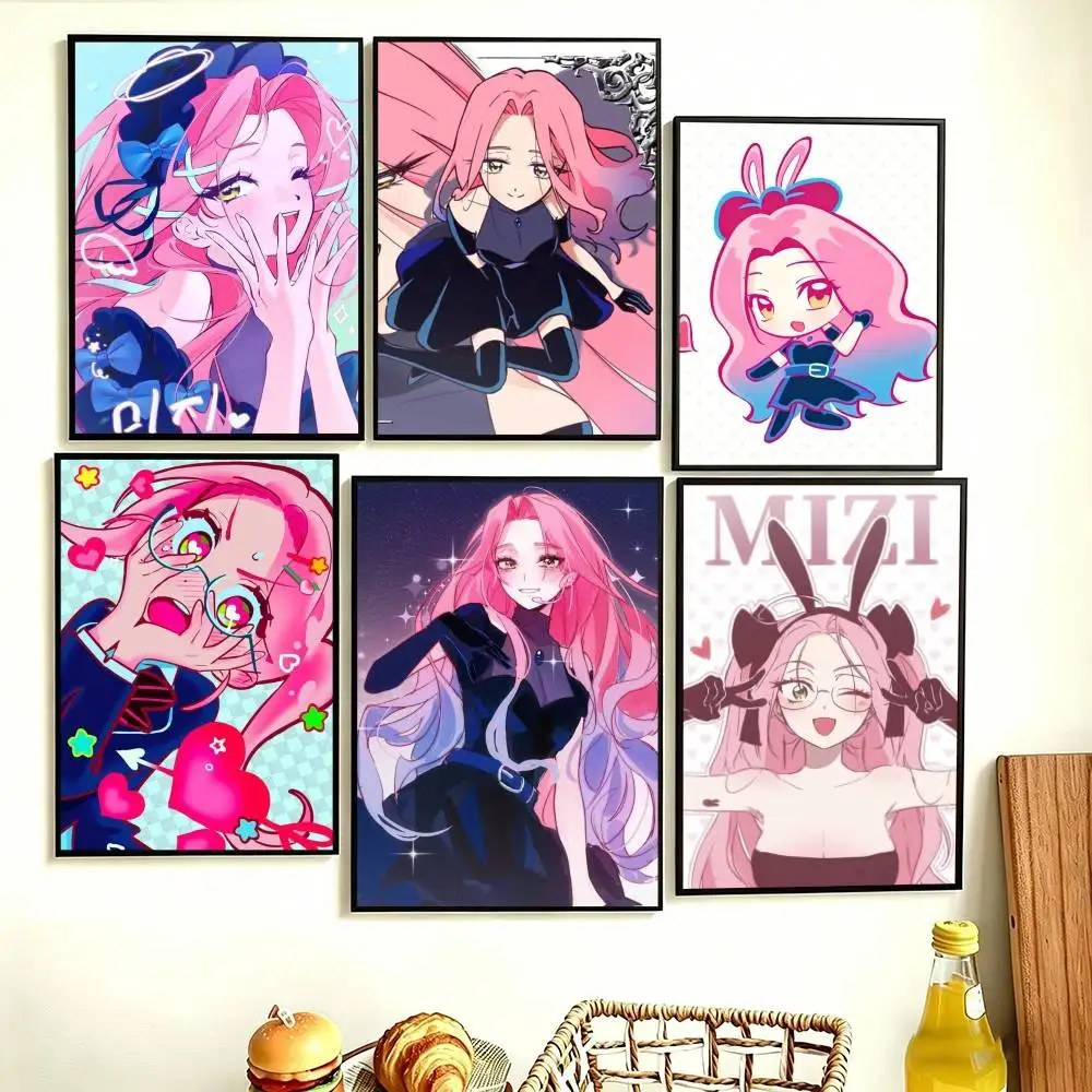 

Anime A-LIEN STAGE Mizi Round Poster Perfect Space Sticker Self Adhesive for Office Home Theater Wall Art Decor Fancy Gift