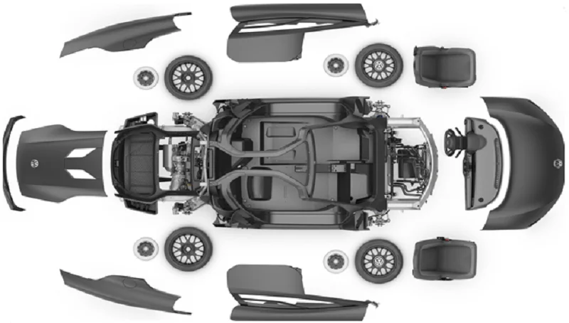 قطع غيار السيارات تاجر الجملة قطع غيار تعليق السيارات أجزاء الفرامل لشركة فولكس فاجن جولف، باسات ل #2