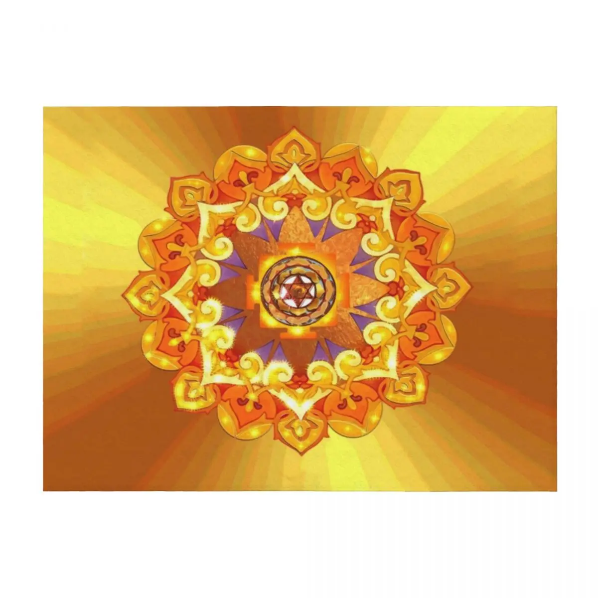 

Mandala - basic trust Throw Blanket Luxury Throw Warm Blankets For Bed Thin Blankets
