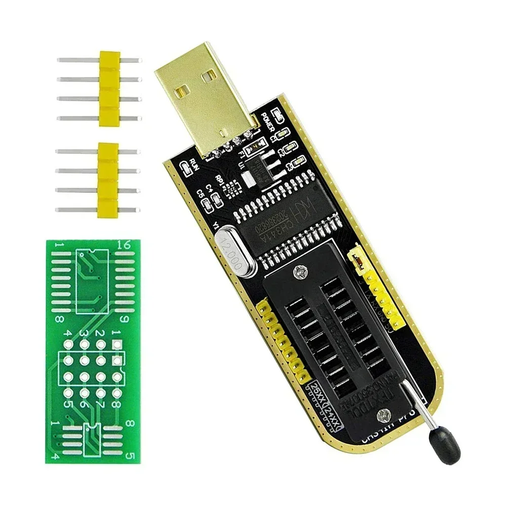 Module USB Programmer Electronic Components 1 Set 24 BIOS Burner Chip CH341A Series For 8pin/16pin Chips