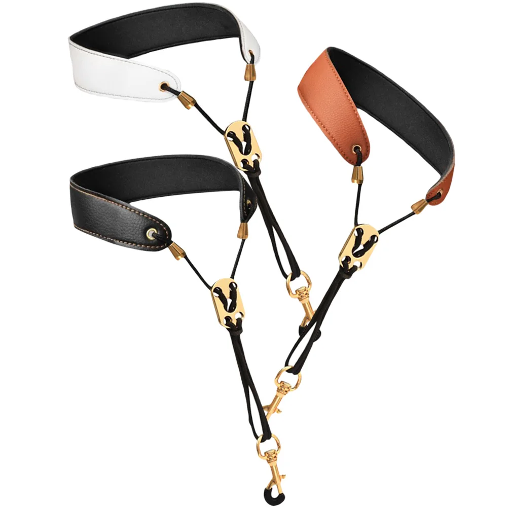 

3 Pcs Saxophone Strap Professional Metal Adjustable for Alto Tenor Soprano Comfort Practice Accessories