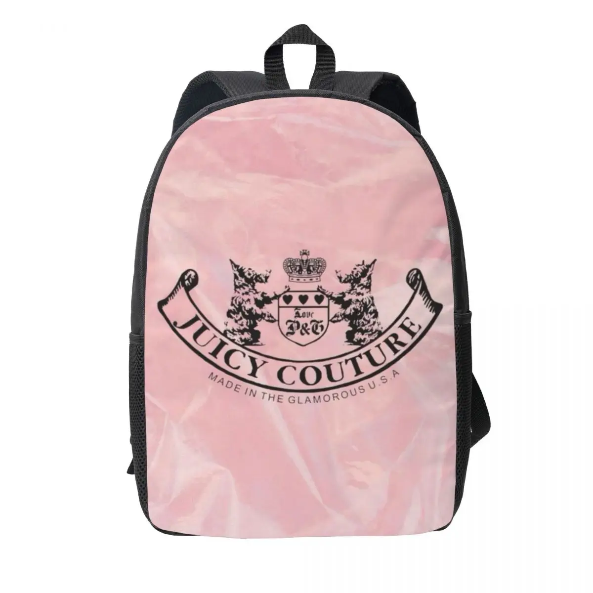 

Fashion-Like-Juicy-Pink-C-Couture-Style Backpacks Women Men Teenager Bookbag School Bags Travel Rucksack Shoulder Bag Capacity