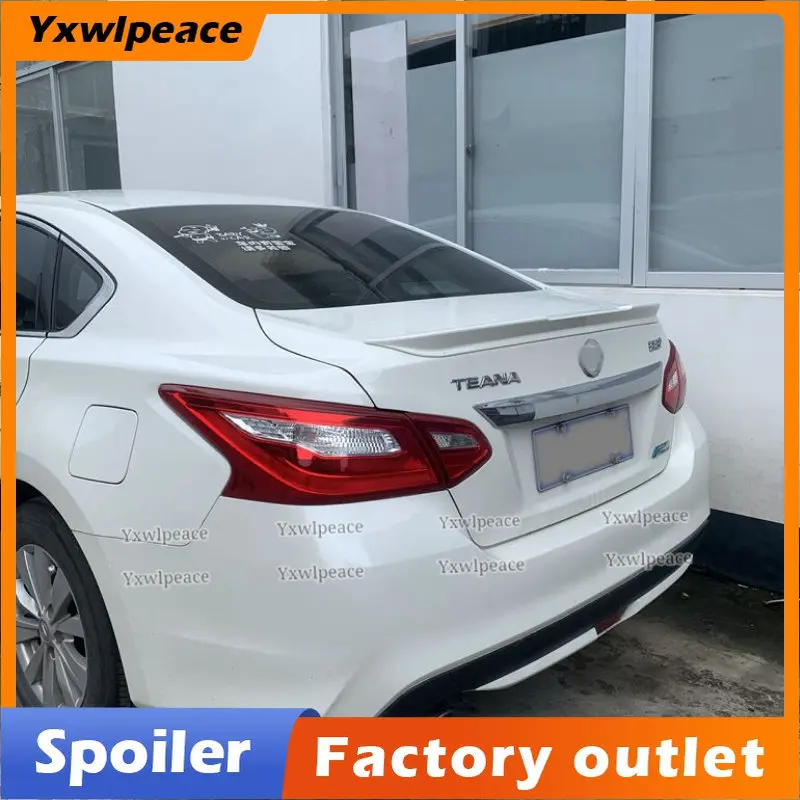 

For Nissan Teana 2016 2017 2018 ABS Plastic Unpainted Color Rear Trunk Spoiler Trunk Lip Wing Car Accessories