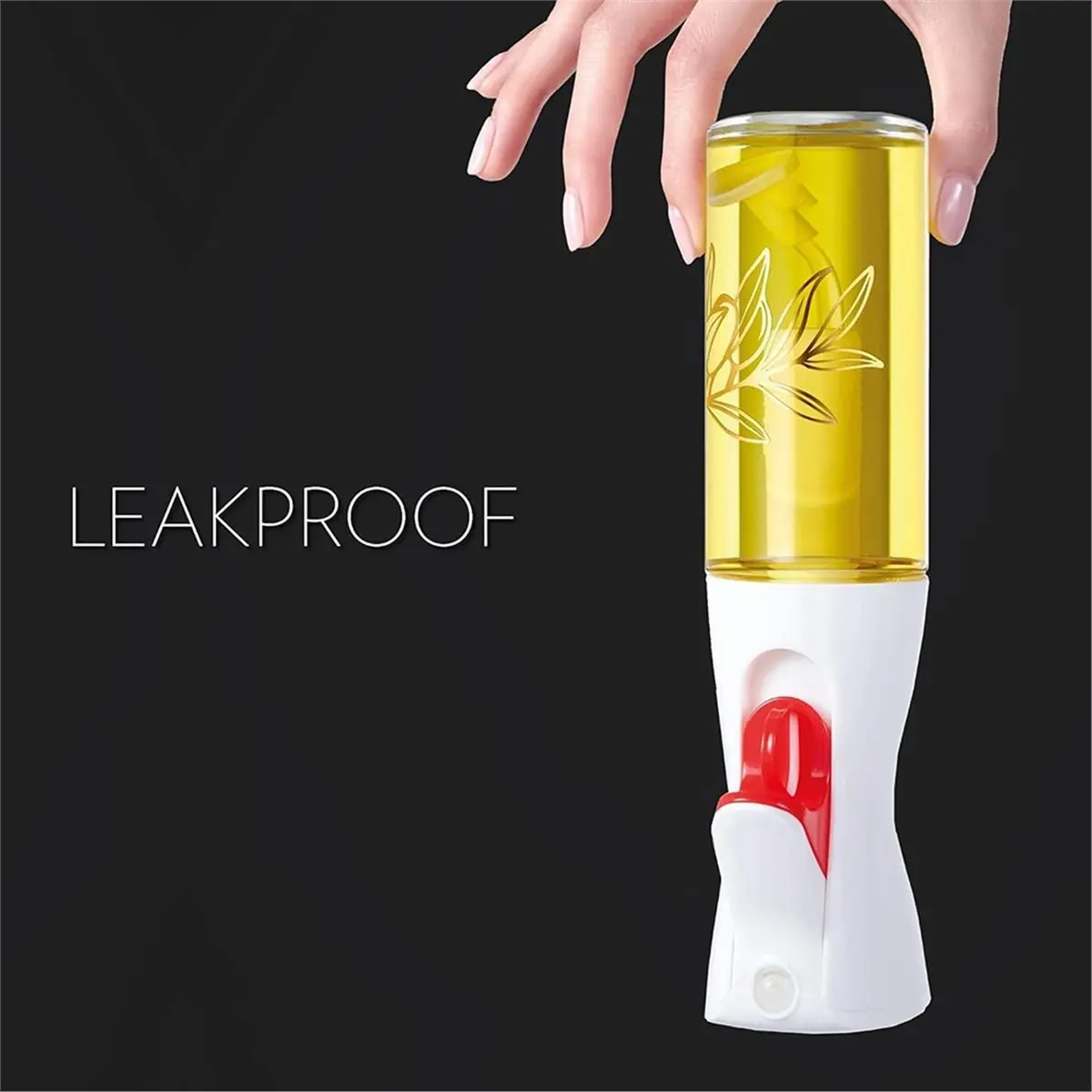Industrial Tools Advanced Oil Sprayer: Continuous Mister with Portion Control for Cooking, Salads, BBQs - Glass Bottle