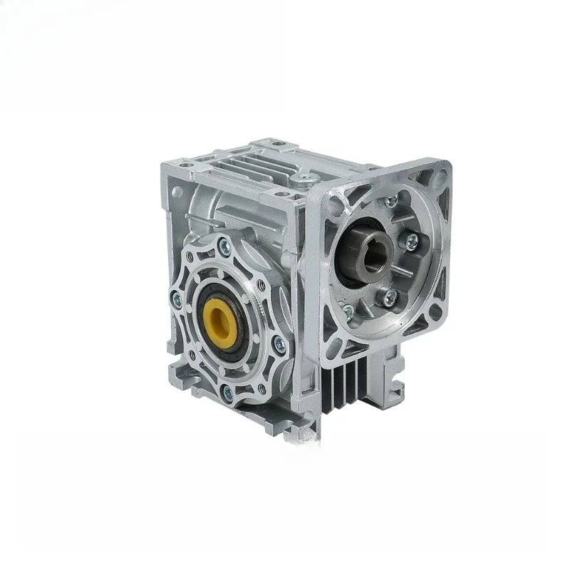 NMRV040 Square Flange Worm Reducer 86*86 Input 14mm Output 18mm Ratio 5 7.5 15 20 25 30 40 50 60 For Nema34 Stepper Motor