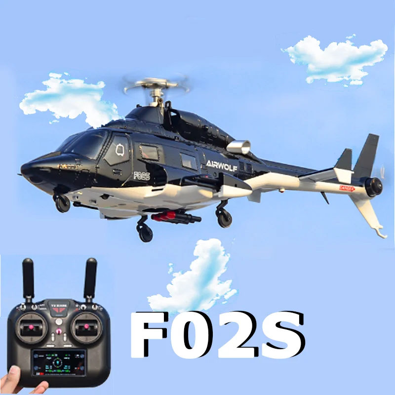 

New 1:34 F02S Feilang Armed Helicopter GPS Intelligent Satellite Positioning RC Aircraft LiDAR TOF Set Height RC Aircraft