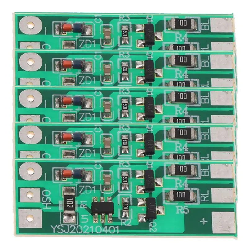 

3-12V Strobe Flashing Module Red Blue Two-Color Pair Flashing For Car Model Bicycle