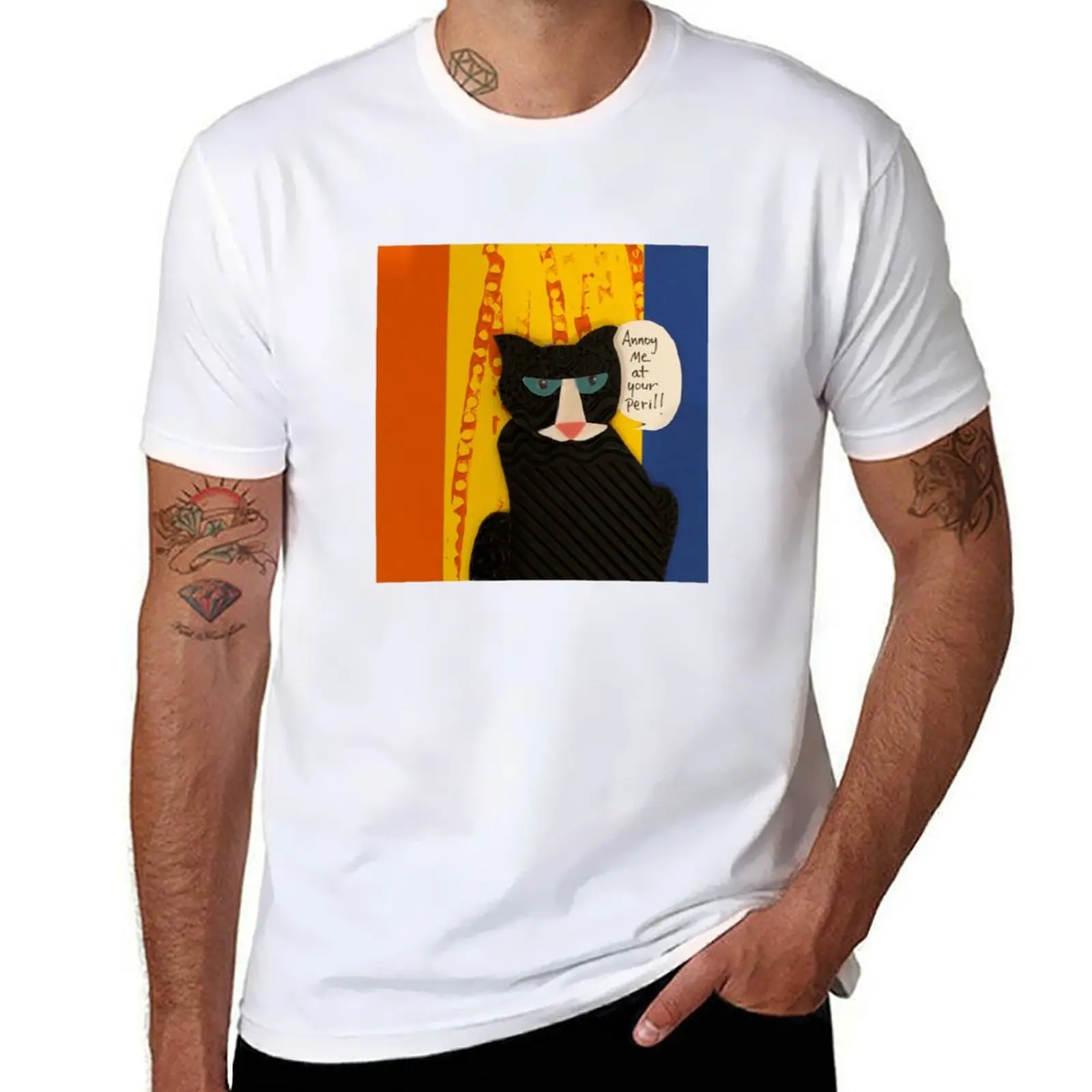 

Annoy Me At Your Peril T-Shirt man t shirt cotton high quality man t shirts for men T-Shirt