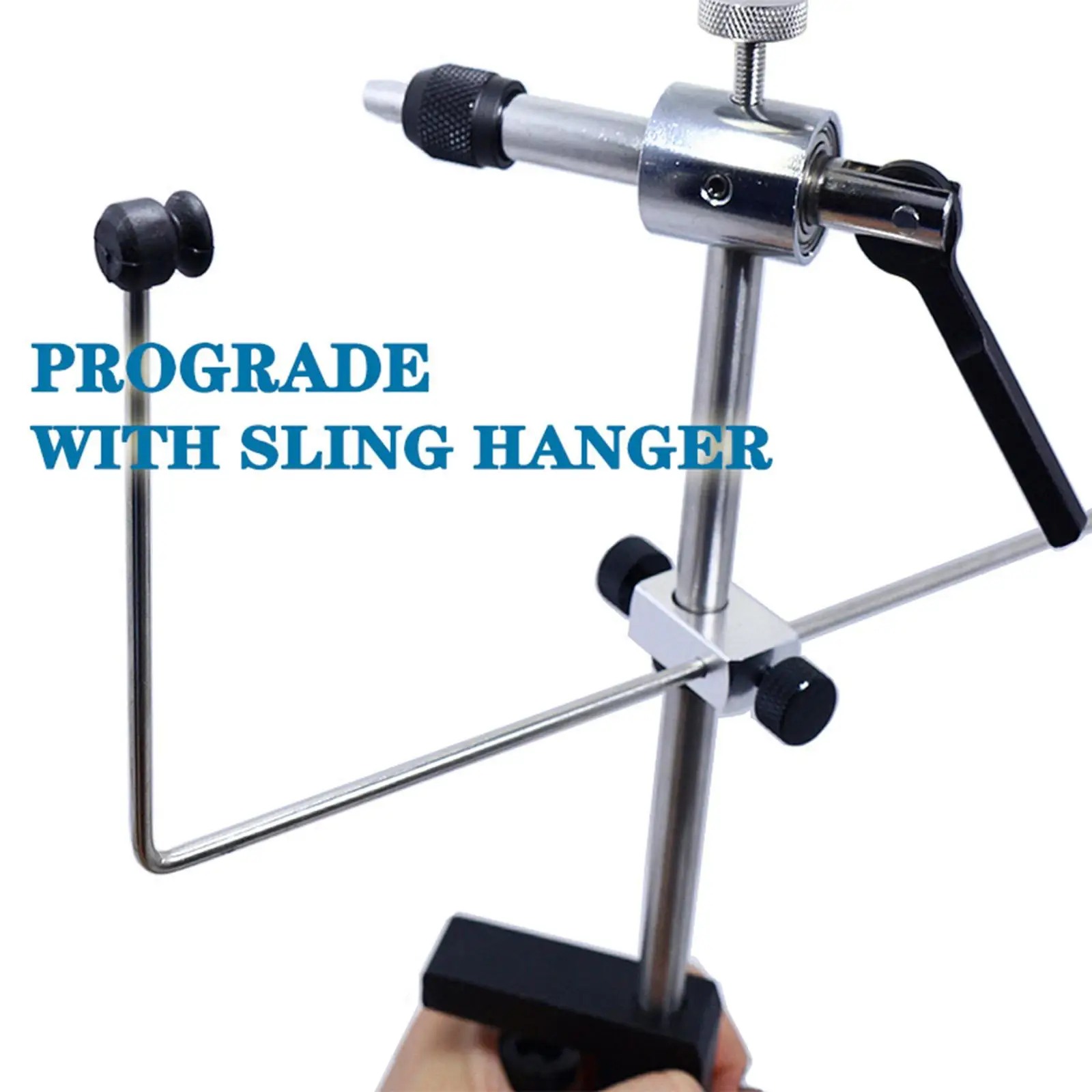 

Fly Tying Vise Rotatable Practical Stainless Steel with Long Handle Fly Vise