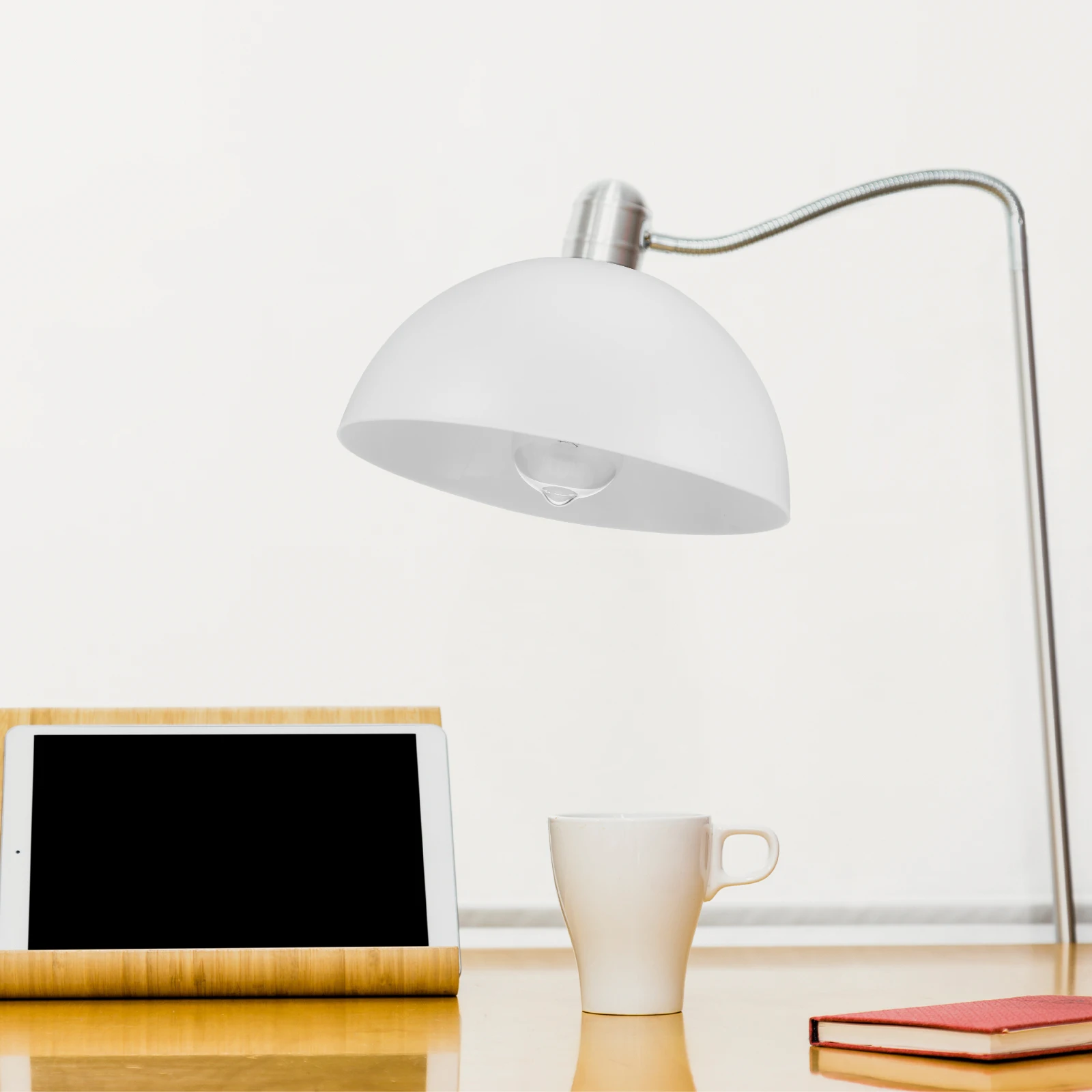 

2Pcs Mushroom Lamp Shade Elegant Simple Cover for Table Lamp Bedside Desk Light Soft Lighting Replacement Shade for Home Bedroom