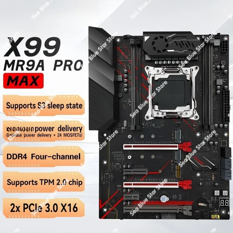 Brand new computer motherboard X99 MR9A PRO MAX motherboard LGA2011-3 with M.2 support