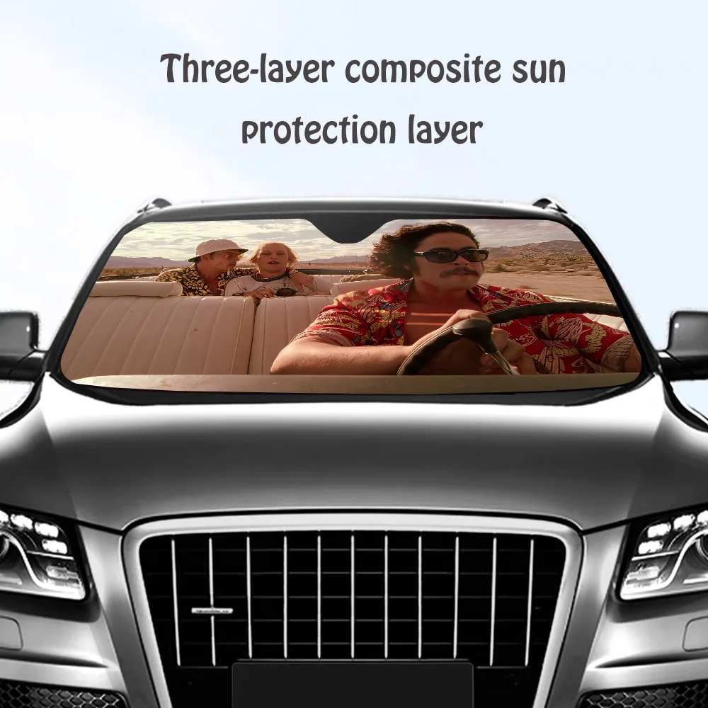 

Fear And L-Loathing In Las Vegas Car SunShade Windshield Sun Shade Personalized Picture Block UV Rays Visor Protector