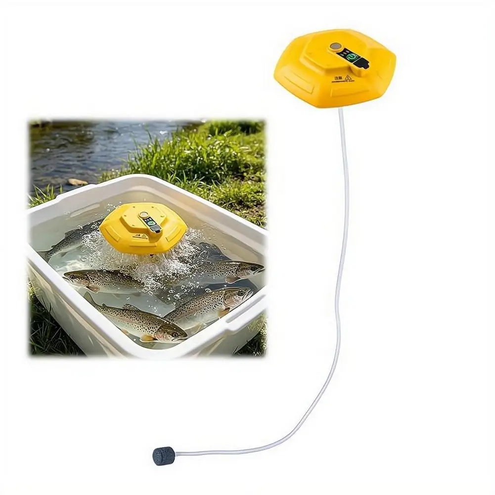 Schwimmende Fischerei-Belüftungspumpe USB-Aufladbar Intelligenter Tragbarer Sauerstoffgenerator Leise Luftpumpe für Outdoor-Angeln – Detail 1