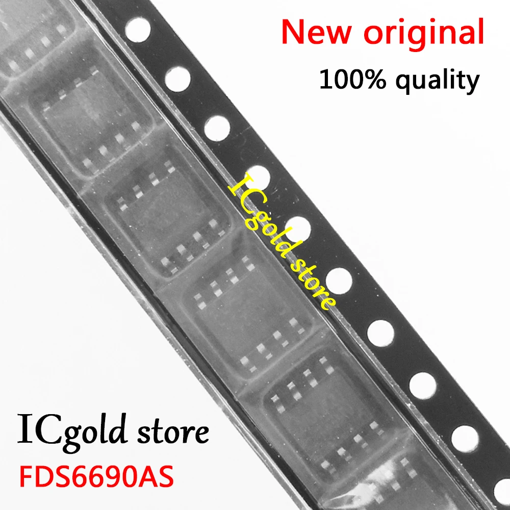 10pieces FDS6690AS  6690AS MOSFET SOP-8 chipset