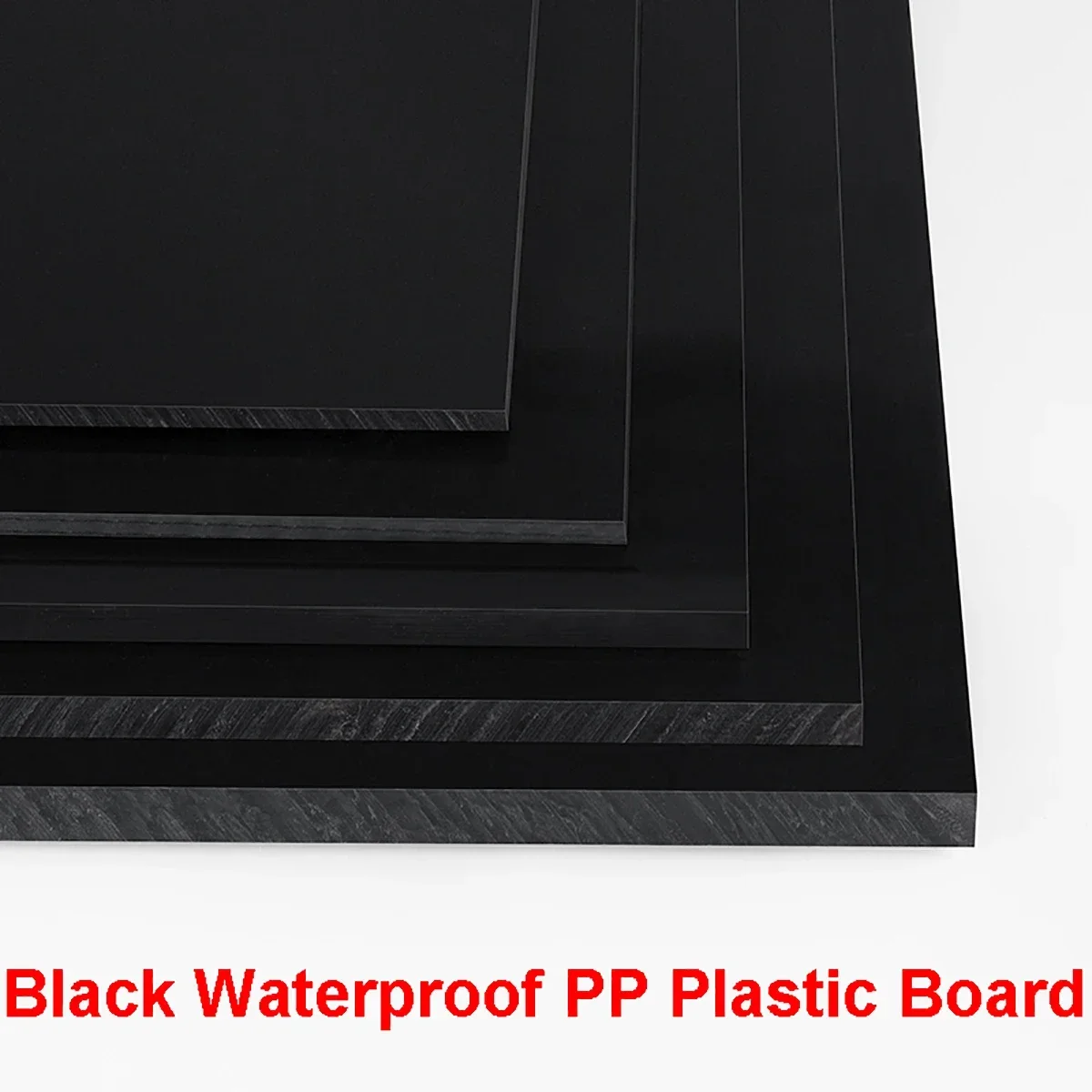 

Black PP Plastic Sheets Plate Thickness 3-20mm Polypropylene Board DIY Materials 50x50 100x100 200x200 250x250 300x300 300x400mm