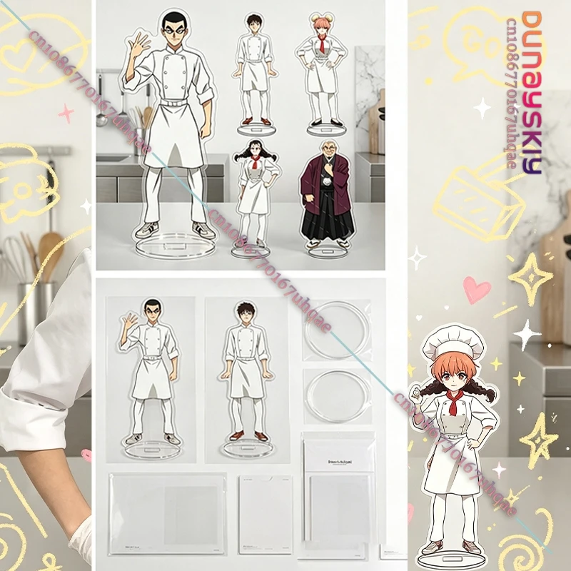 CR7.27*Wok de Hierro Jan Akiyama Jan Gobanchou Kiriko, Figura Grande de Acrílico, Adorno de Escritorio de Anime, Artículo Coleccionable Bidimensional