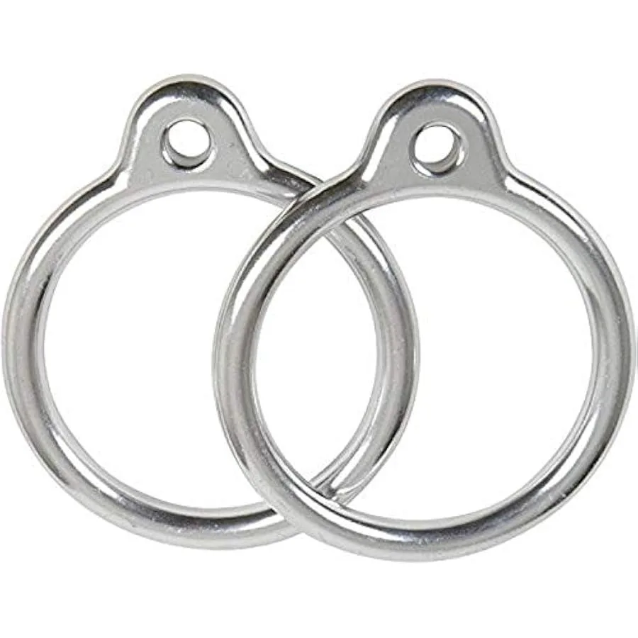 

Swing Set Stuff Aluminum Round Trapeze Rings Pair with SSS Logo Sticker