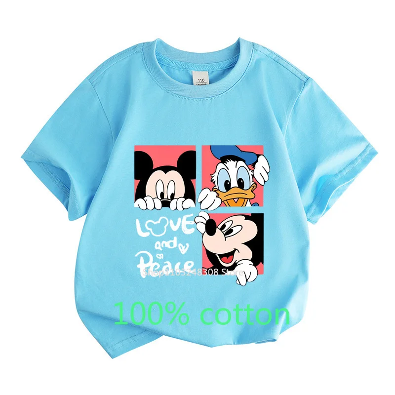 Sommer Kinder Kleidung 100% Baumwolle T-Shirt Kinder Tops Mode Mickey Mouse Clubhaus Cartoon