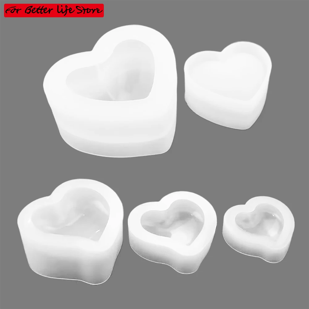 1 pezzo di stampo in silicone stampo per parole a forma di cuore resina epossidica colla a goccia di cristallo fai da te stampo in silicone a forma