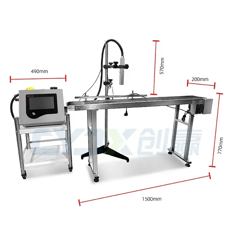 CYJX Open Ink Tank Cij Industry Serial Number Inkjet Printing Machine/inkjet Printer On Packaging Machine/filling Machine