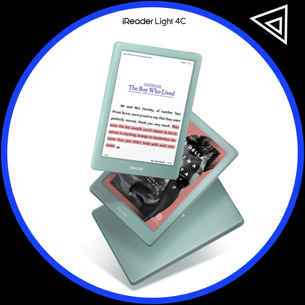 

iReader Light 4C E-Book Reader Ink Screen 1448*1072 6 inches 300PPI BW 150PPI Color Reader Eye Protection 1800mAh E-Book Reader