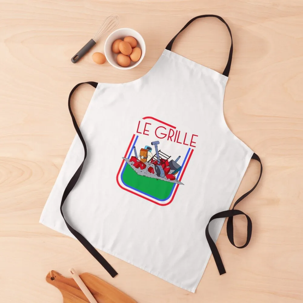 Le Grille, Simpsons BBQ Apron Cooking christmas decoration Christmas gift Apron