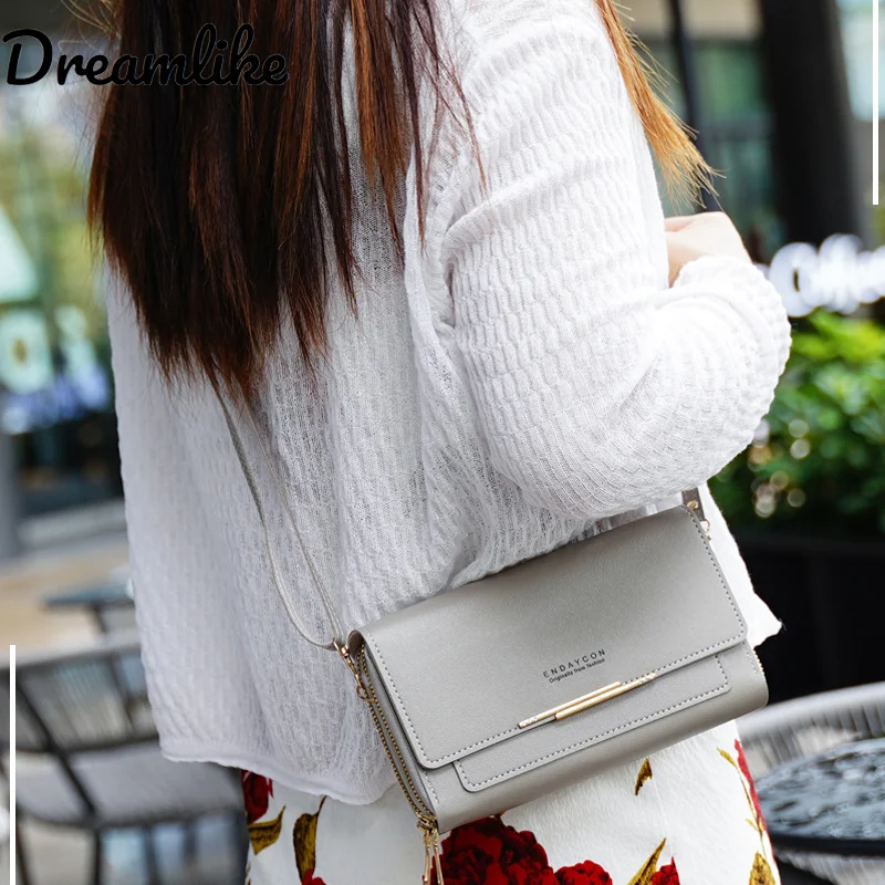 

Women's Wallet Bag Convertible Shoulder Clutch with Coin Pocket Multifunctional Design Crossbody Bags Fashionable Hand-held Bag