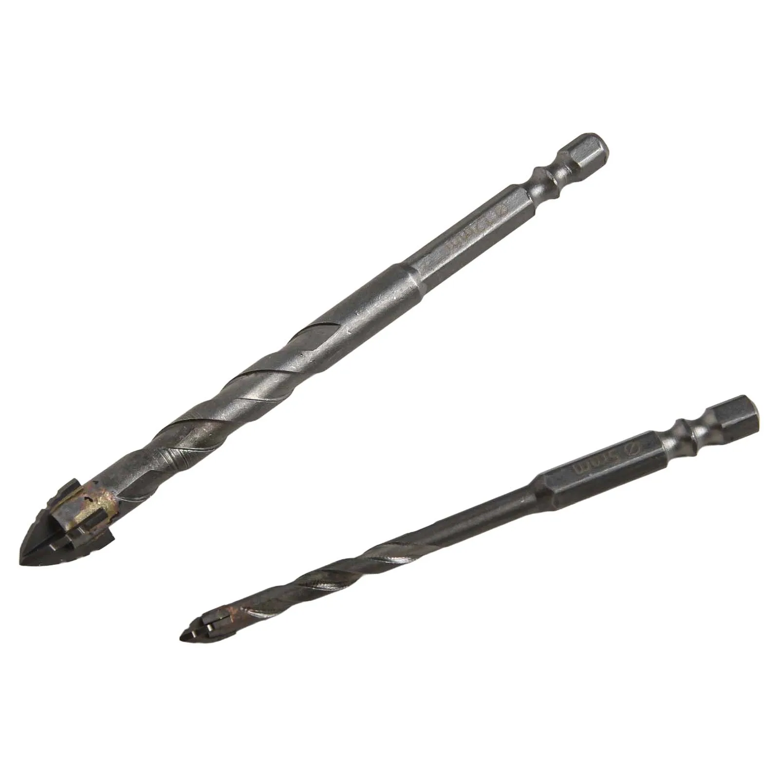 Set of 5 Eccentric Tungsten Steel Drill Bits to Ensure Accurate Hole Placement on Glass Tiles and Other Surfaces