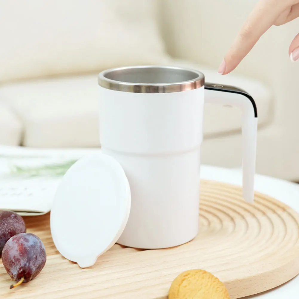 380ML Magnetic Self Stirring Coffee Mugs Coffee Milk And Brewed Beverages Stirring Cup Rotating Magnetic Home Drinking Tool