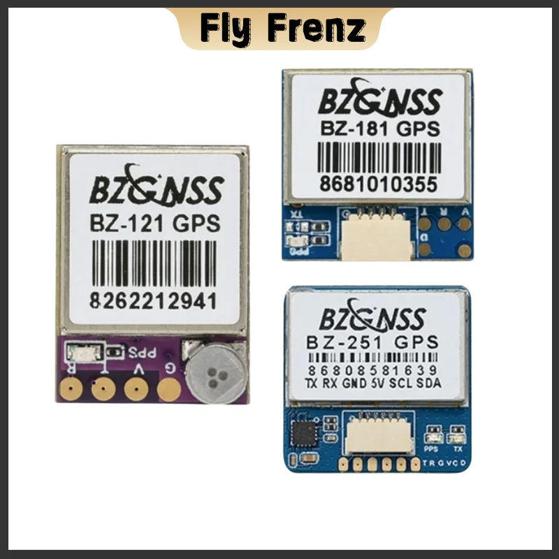 BZGNSS BZ-251 BZ-181 BZ-121 GPS 모듈, 듀얼 프로토콜 FPV 리턴 호버 F7 F4 비행 제어, 고정 날개 리턴 구조 드론 부품