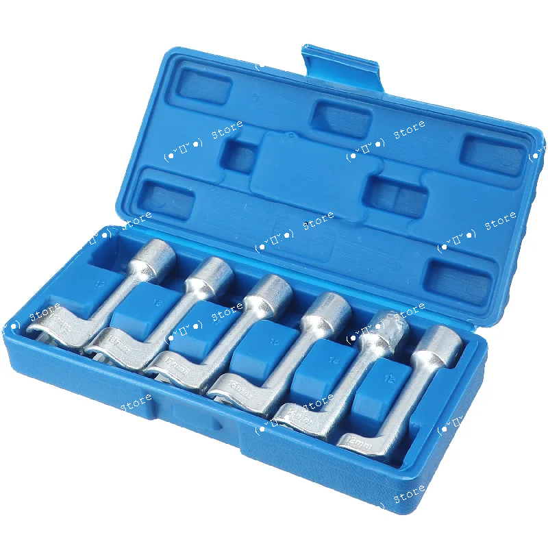 

Suitable for BMW Volkswagen diesel fuel injection pipe socket wrench L-shaped open hexagonal slotted oxygen sensor wrench