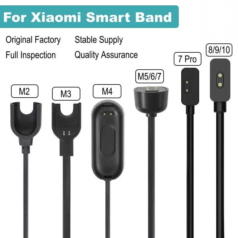 

Зарядный кабель для Xiaomi Smart Band 10 9 8 7 Pro 6 5 4 2, Redmi Watch 4 3 Lite Active, Redmi Smart Band 3 2, USB-магнитное зарядное устройство
