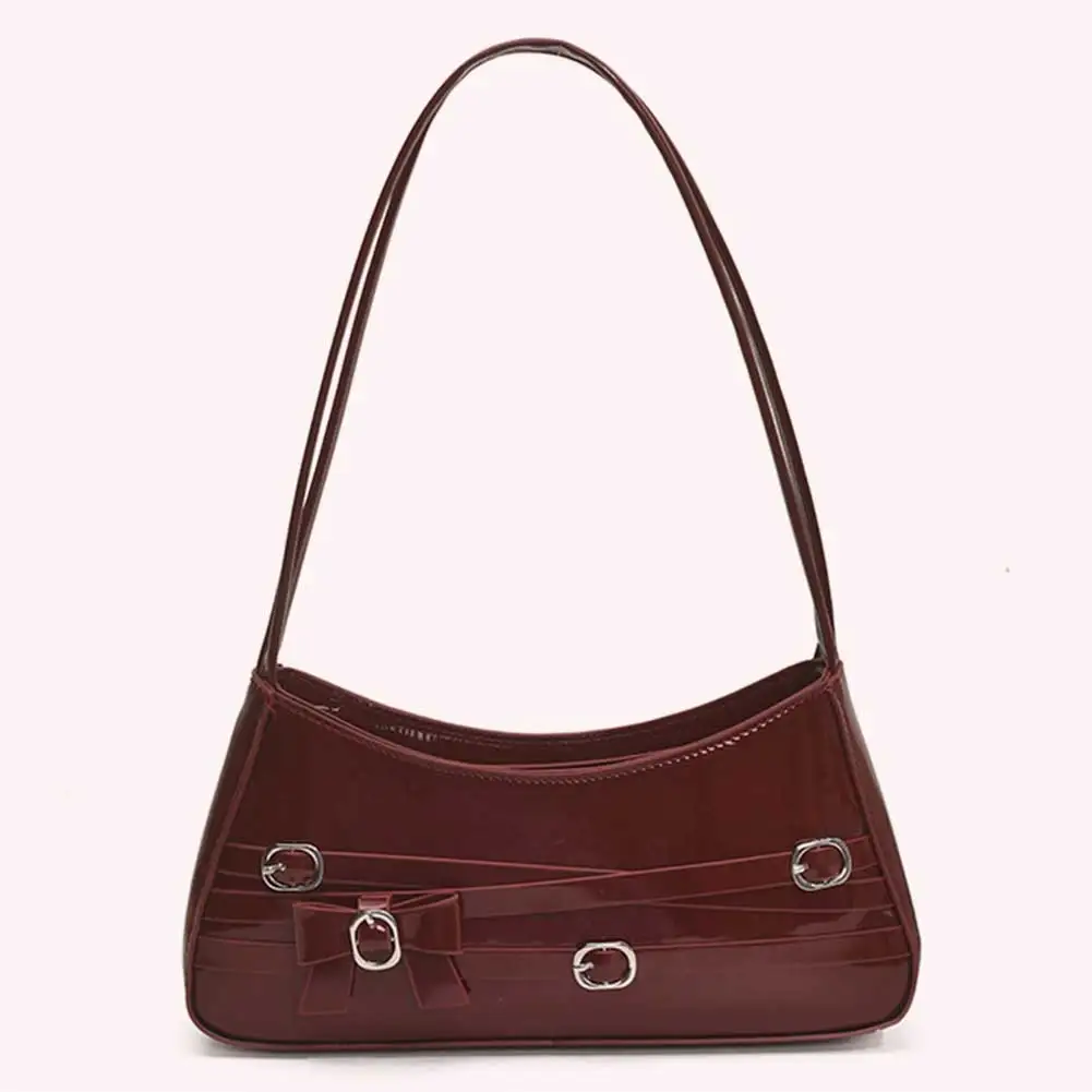 

Leather Versatile Underarm Bag for Women Girls Hobo Top-handle Handbag Vintage Clutch Purse for Daily Use Casual Commuter Wear