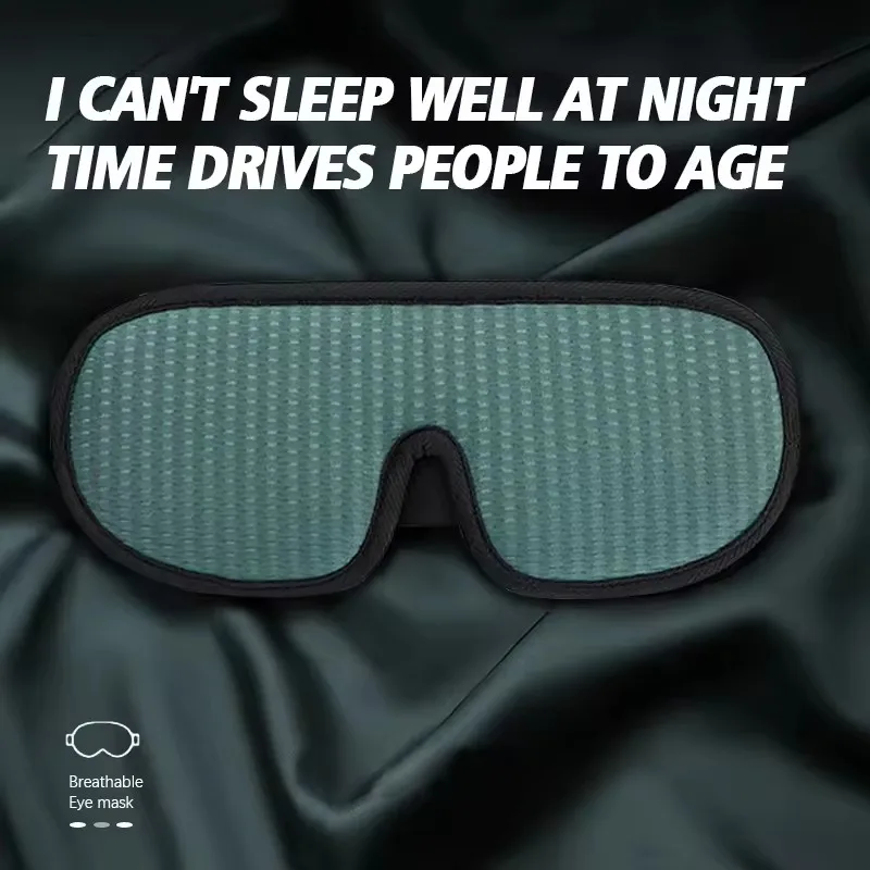 3D Sleeping Mask Block Out Light Sleep Mask for Eyes Soft Sleeping Aid Eye Mask for Travel Eyeshade Night Breathable Slaapmasker