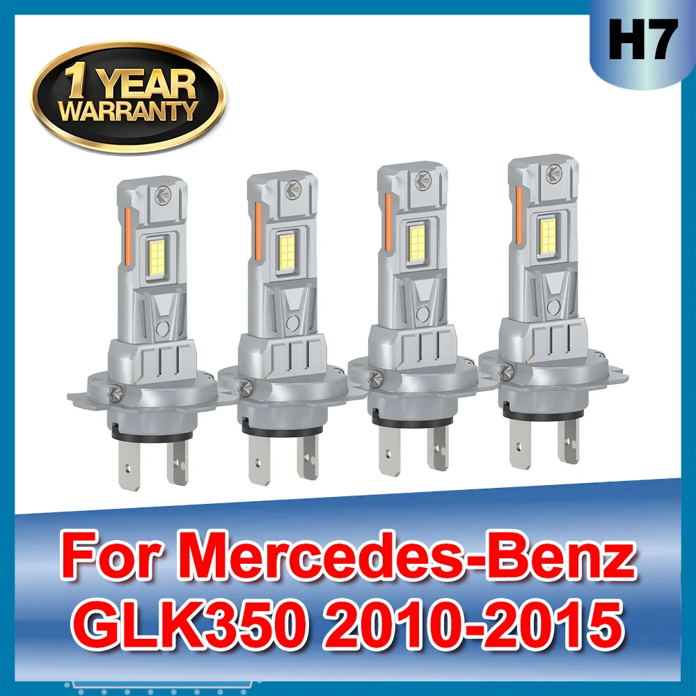 

For Mercedes-Benz GLK350 2010 2011 2012 2013- 2015 H7 Super Bright LED Headlight Bulbs 20000LM Kit High Low Beam 6000K White