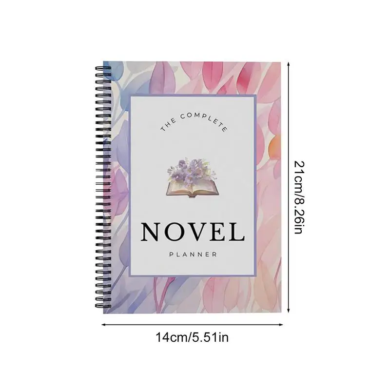 Planificador de escritura novedoso A5, planificador de escritura diario para autores, programa de ficción, libro de trabajo estructurado, productividad y tareas sin fecha