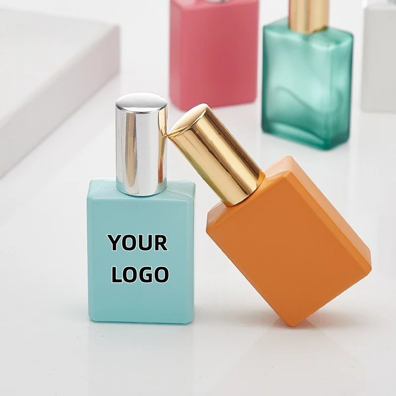 【شعار مخصص】100 قطعة مخصصة 15 مل زجاجة تعبئة زجاجية للزيوت العطرية الملونة مادة حاوية تغليف التجميل #4