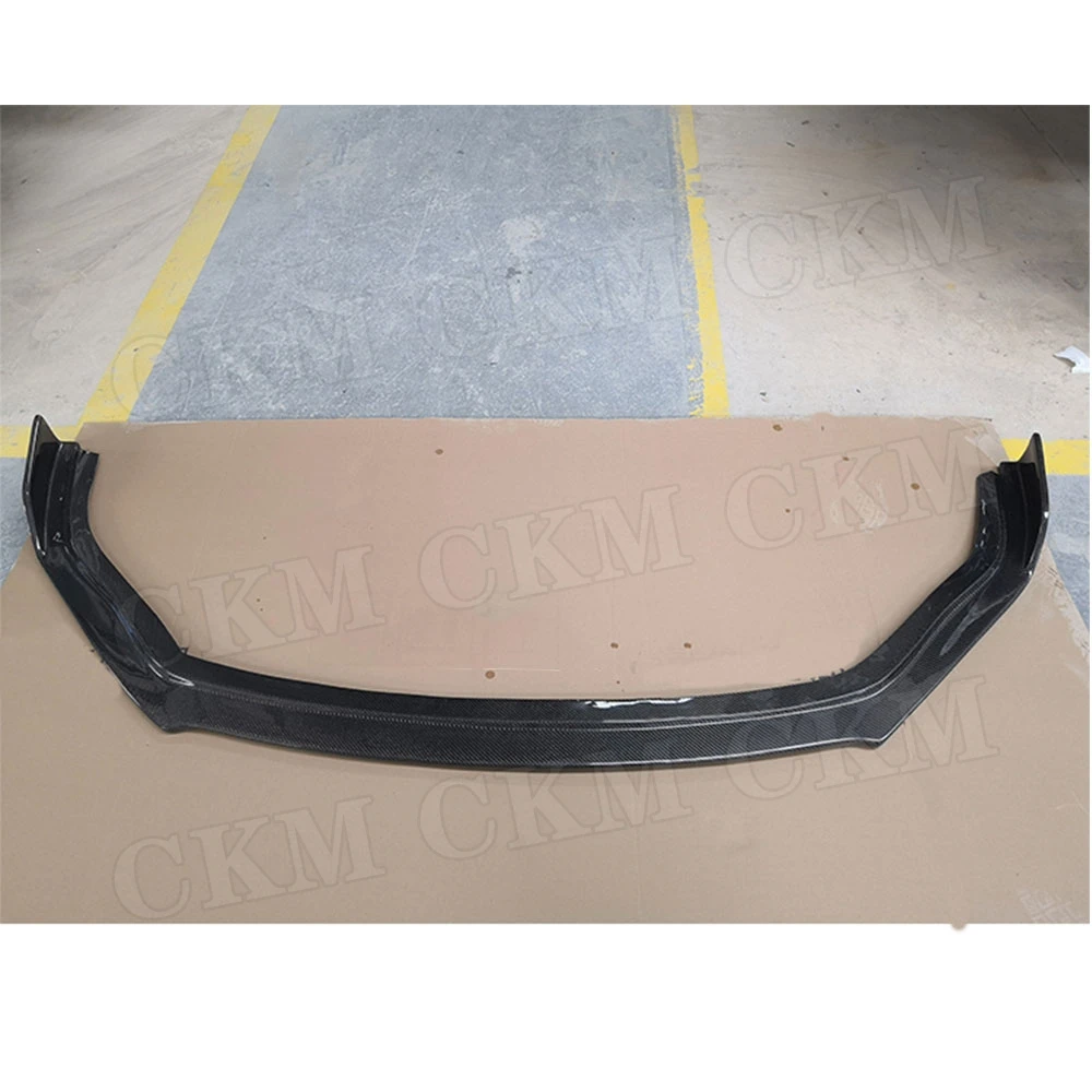 Carbon Fiber Front Bumper Lip Spoiler For Lexus RX300 RX450H 2016-2020 FRP Car Front Extension Chin Protector