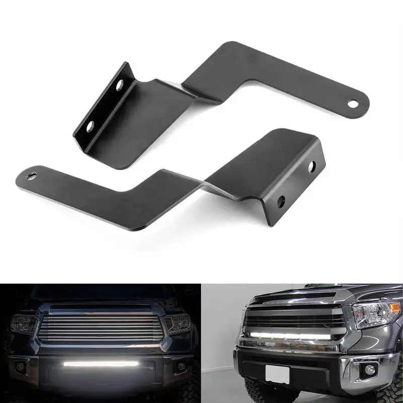

LED Light Bar For Toyota Tacoma 2005-2015 Lower Grille Hidden Bumper Mounting Brackets for 30" Straight Single or Dual Row
