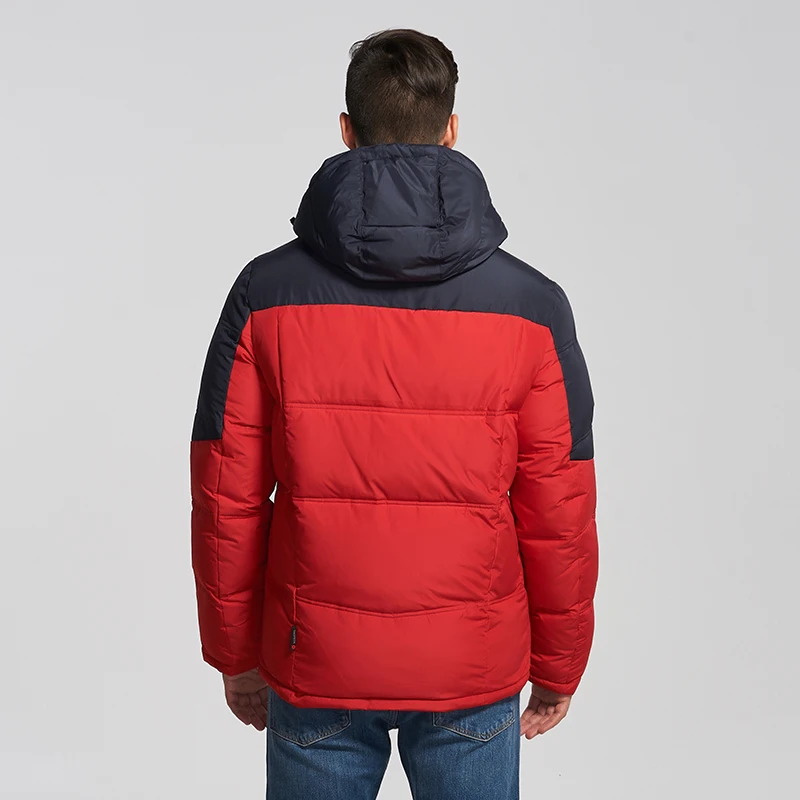 Talifeck homens jaqueta de inverno quente algodão casaco de inverno retalhos acolchoado jaqueta parka casaco grosso destacável capa tamanho russo