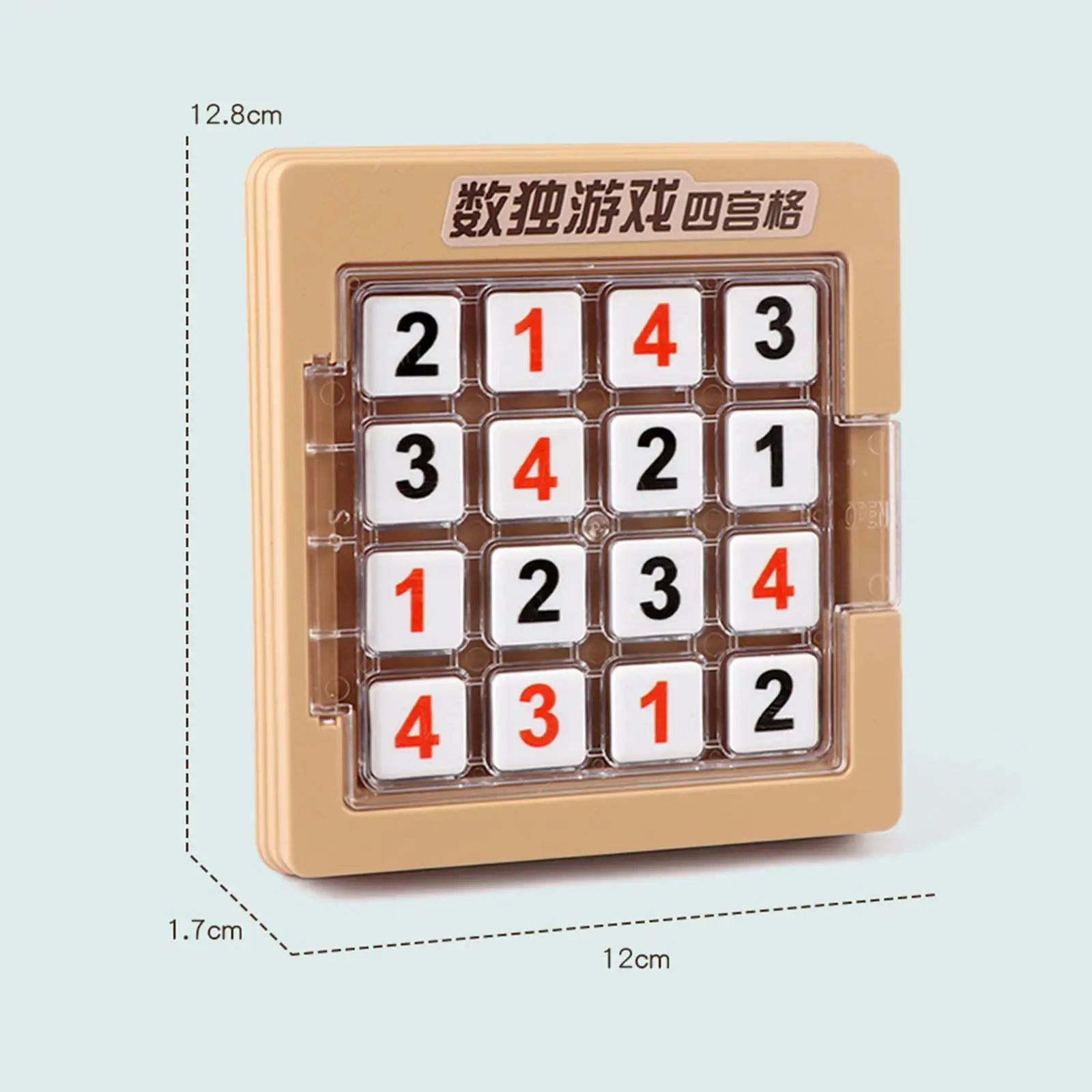 Sudoku Puzzle Portable Color Sorting Brain Teaser Toys Thinking Game for Social