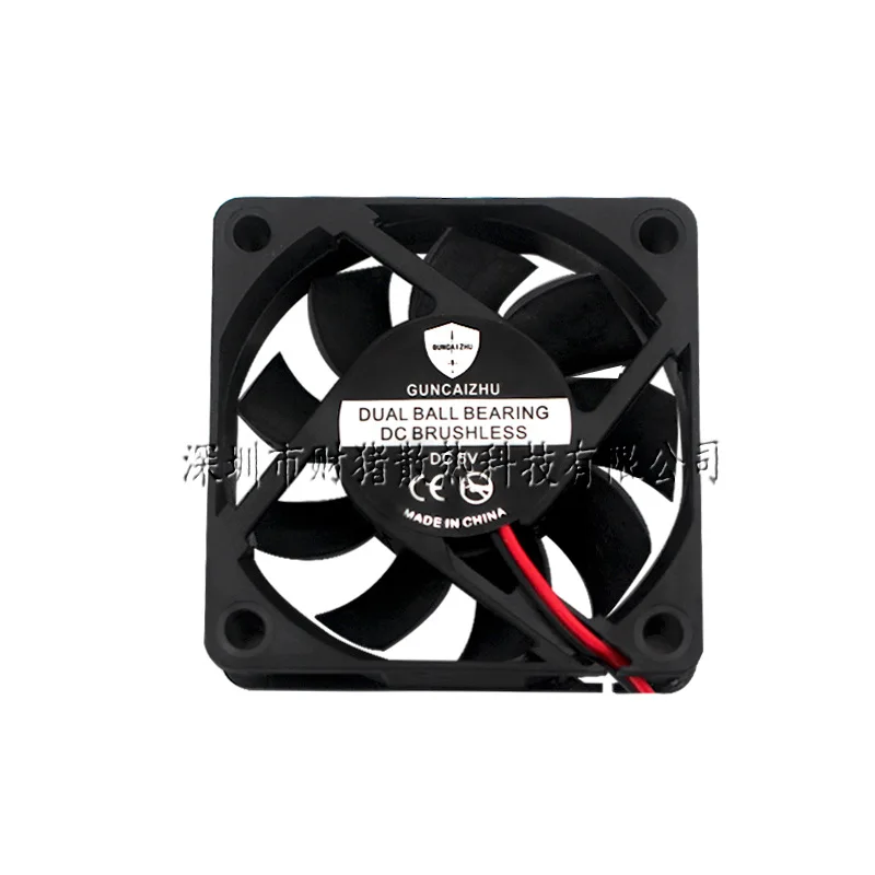 NEW 6015 60x60x15mm Graphics Card cooling fan Ball Bearing  5V 12V 24V 0.22A 4200RPM  cooling fan with 2pin